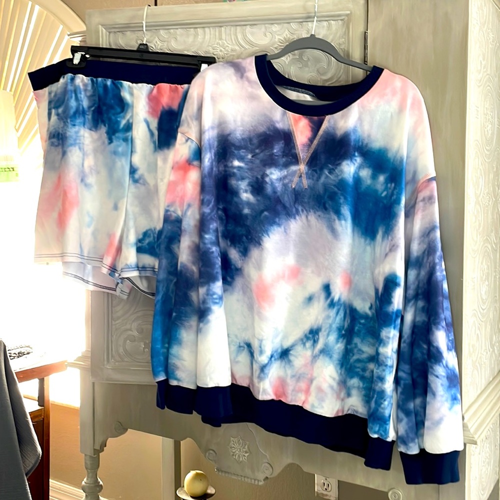 2-Piece Pajama Tie-Dye Set